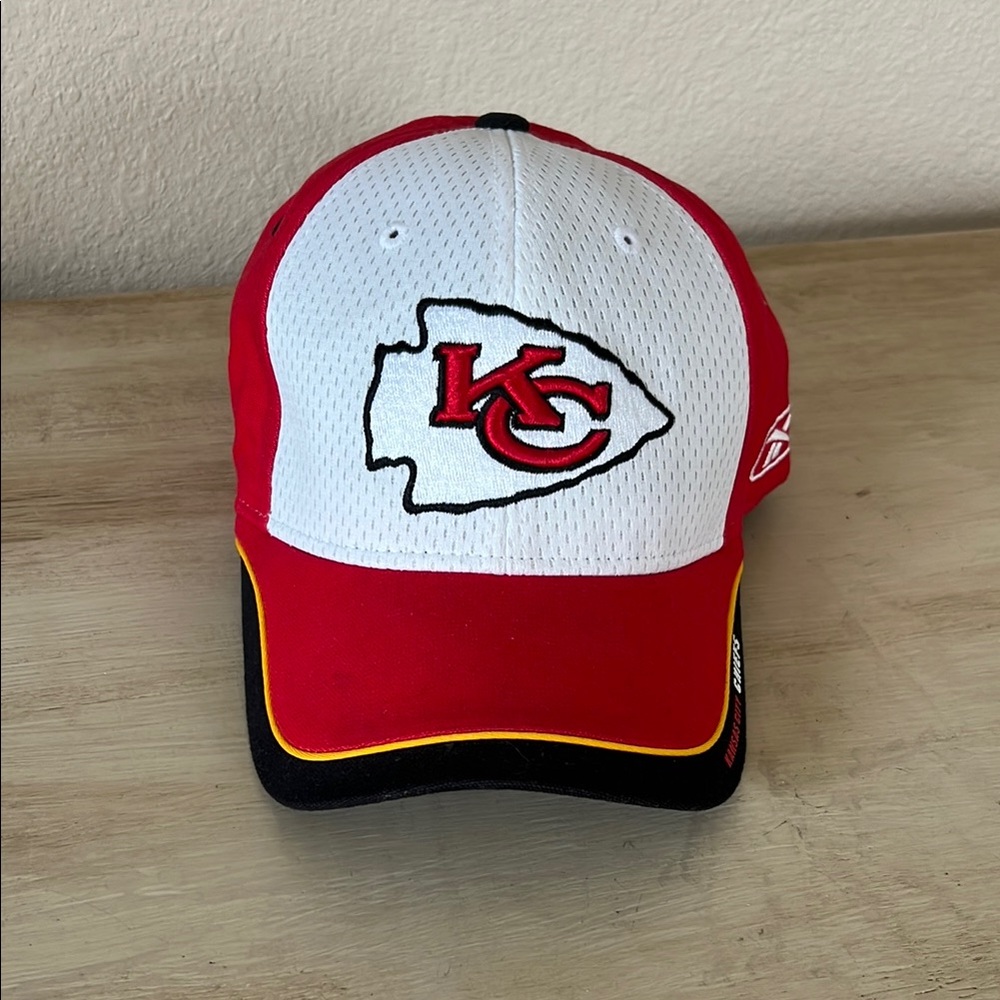 Kansas City Chiefs Reebok Red and White Chiefs Cap